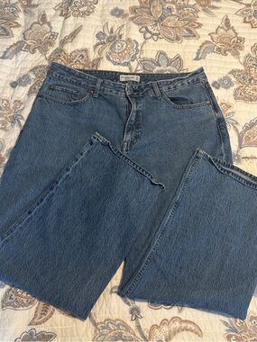 Abercrombie & Fitch Straight-Leg Blue Denim Jeans